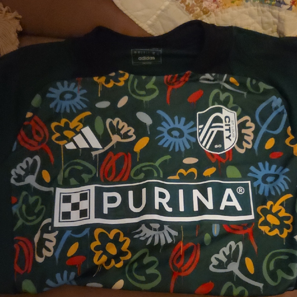 Adidas Multicolor Floral Graphic Sweatshirt